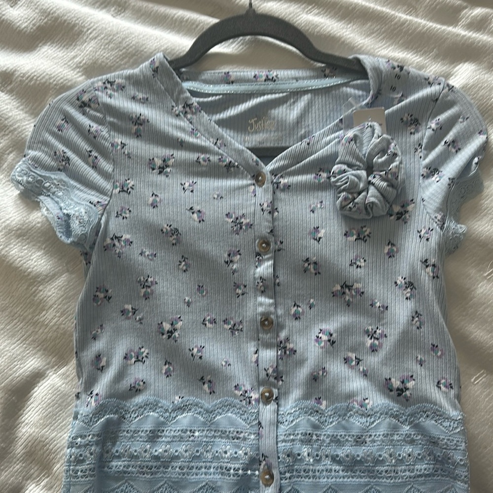 Justice girls top